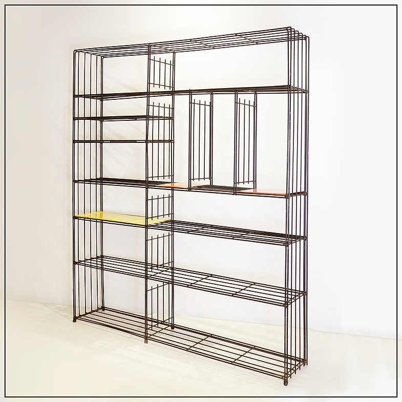 Room divider/bookcase by Tjerk Reijenga for Pilastro - Netherlands, 1960