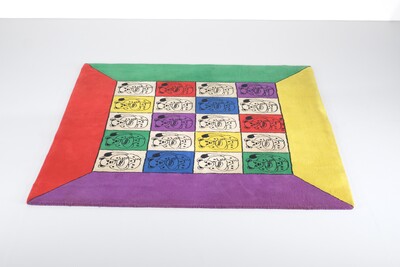 Rug by Jean-Charles De Castelbajac for Ko & Co - 1970s