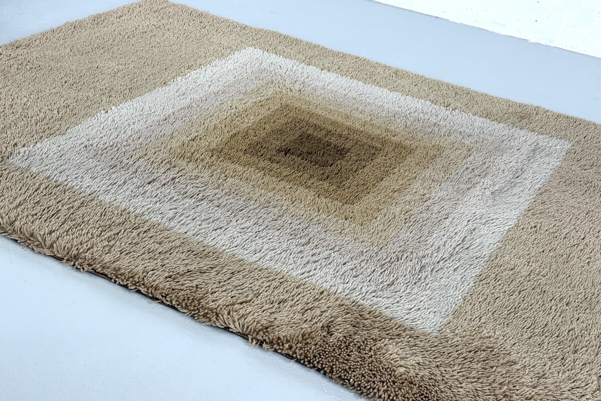 Rug in Wool attributed to Verner Panton for Tisca - 1970s