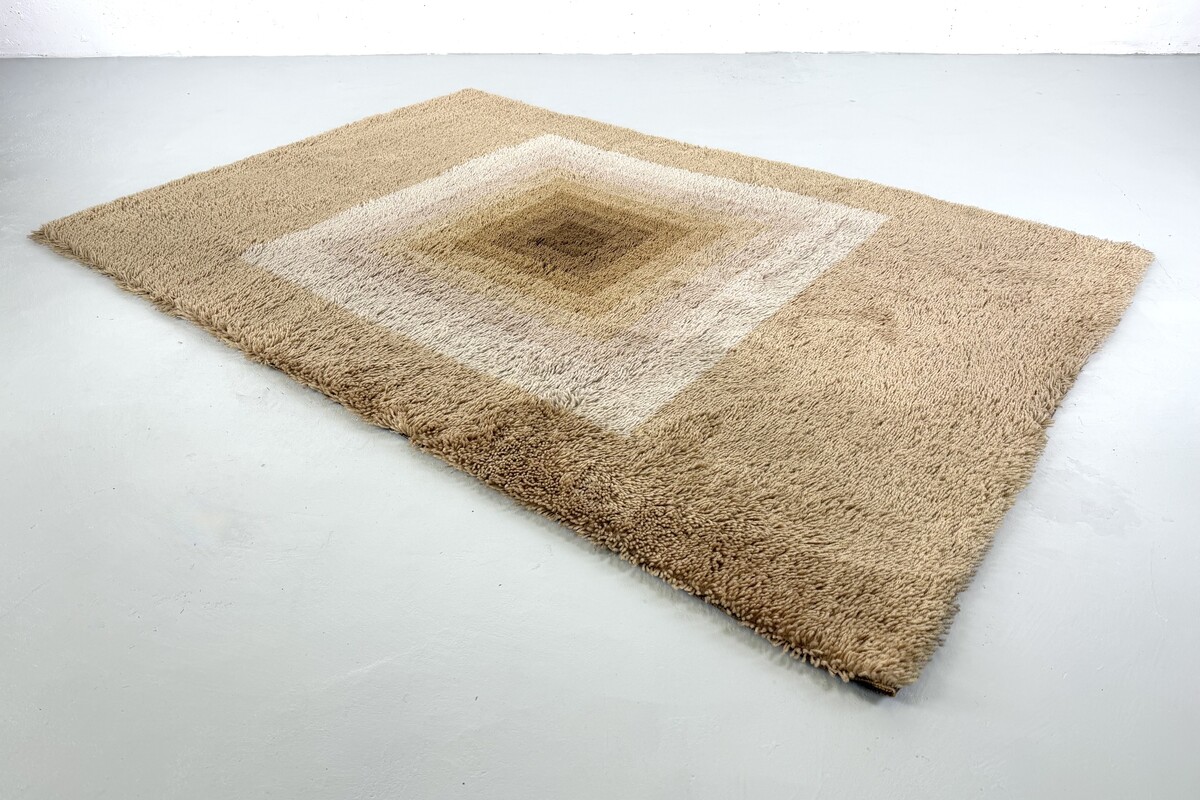 Rug in Wool attributed to Verner Panton for Tisca - 1970s