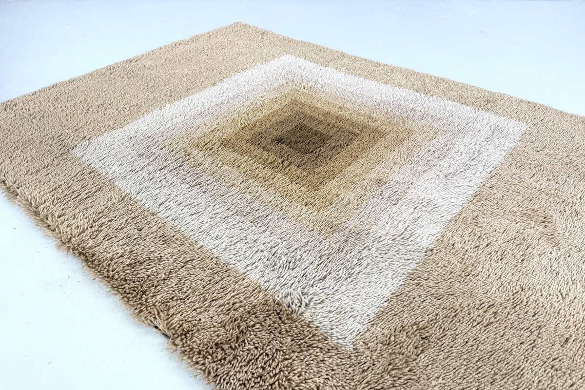 Rug in Wool attributed to Verner Panton for Tisca - 1970s