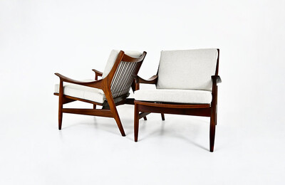 Scandinavian Armchairs, 1960s, set of 2