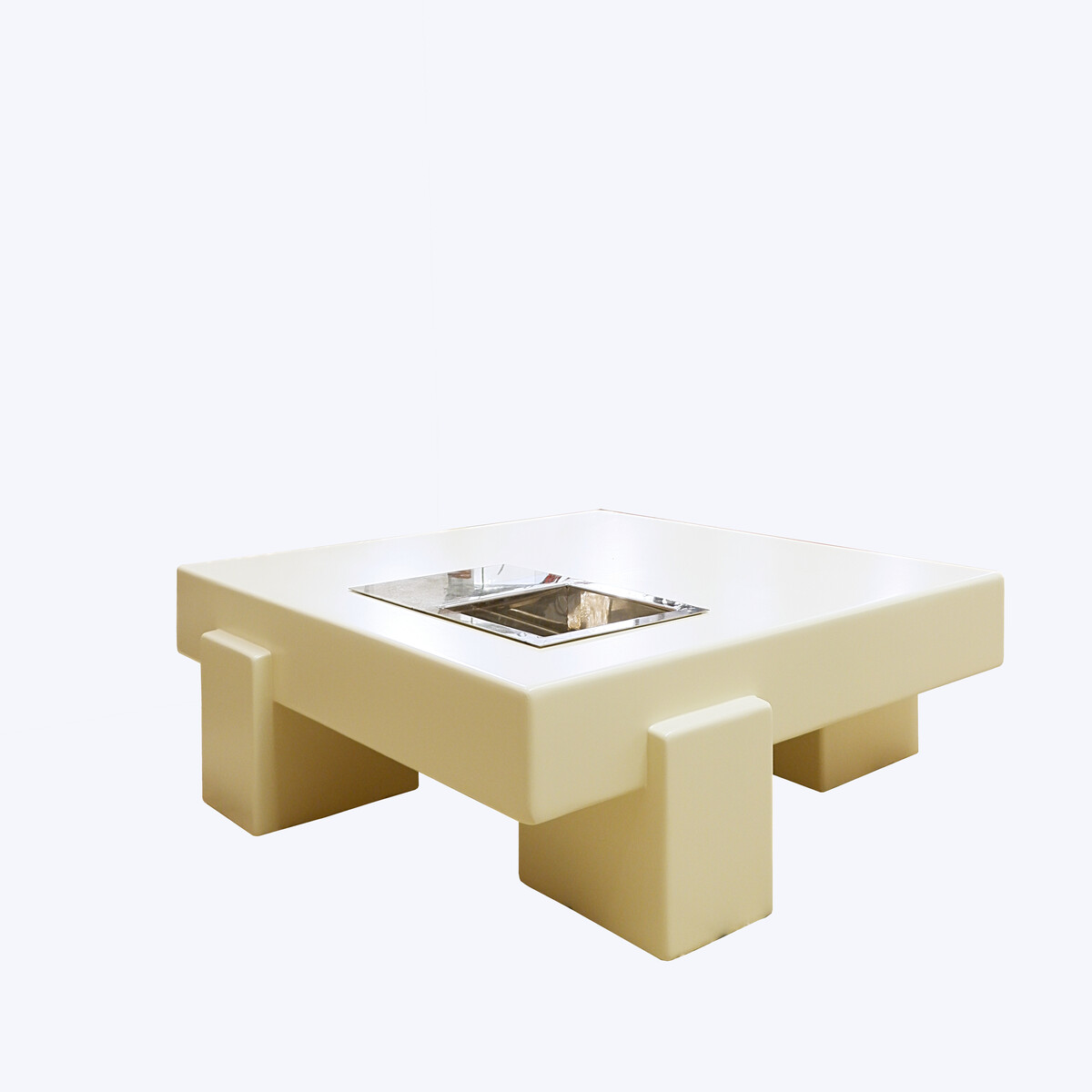 Sculptural coffee table by Arch Eugenio Mondellini - 1970s