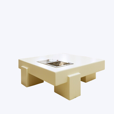 Sculptural coffee table by Arch Eugenio Mondellini - 1970s