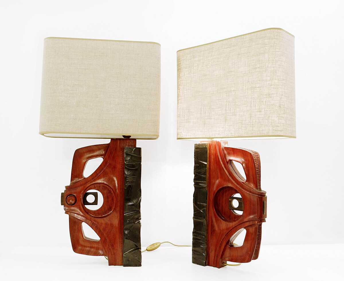 Sculpture Lamp by Gianni Pinna, 1970s