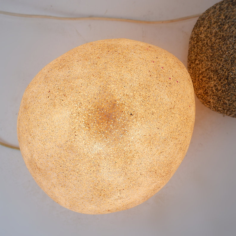 Set of 2 rock lamps in the style of André Cazenave, 1960s