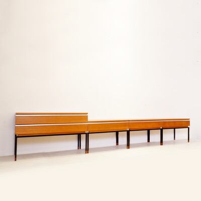 Set of 3+1 small chests of drawers 1960s - sold separately