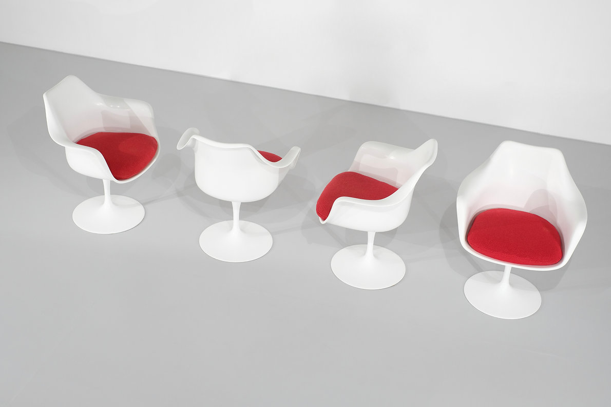 Set of 4 Armchairs model 