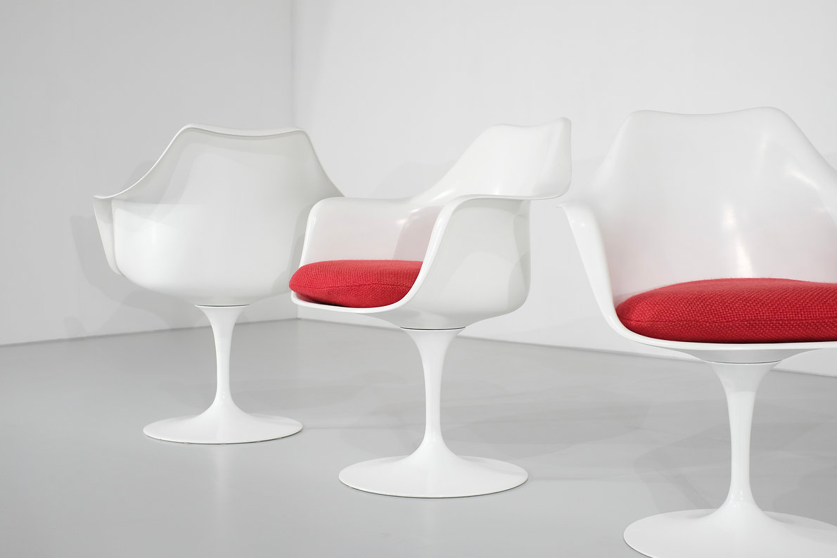 Set of 4 Armchairs model 