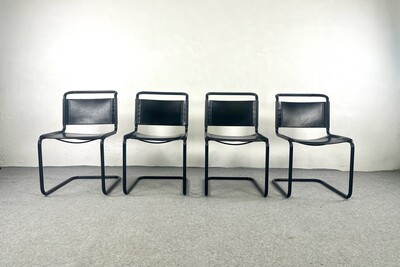 Set of 4 chairs in the style of Mart Stam - 1960s