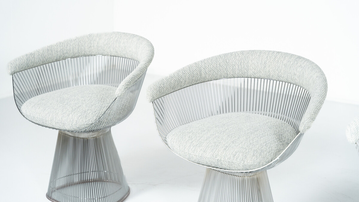 Set of 4 Chairs Warren Platner for Knoll International, 1960s