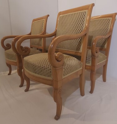 Set of 4 Charles X chairs, early 20th century