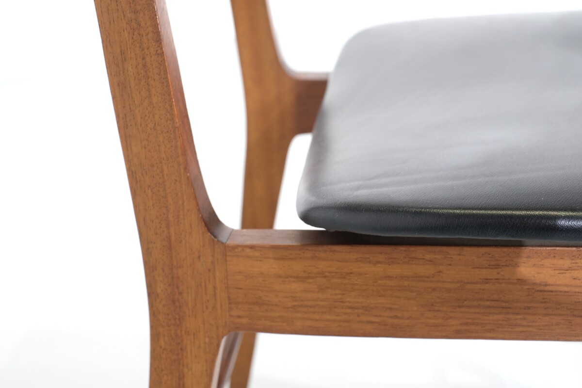 Set of 4 dining chairs in teak, Denmark - 1960s