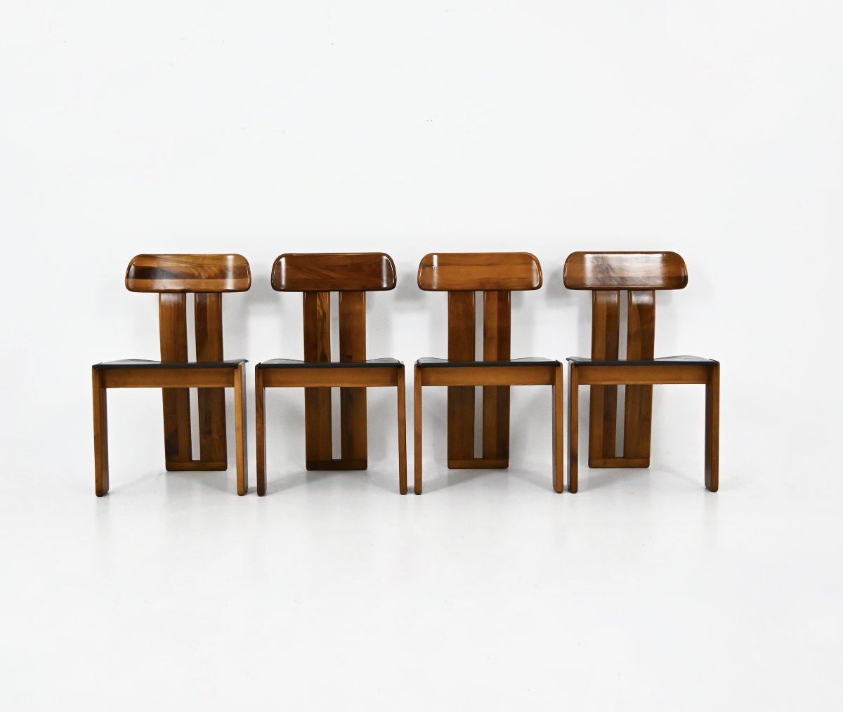 Set of 4 'Saporo' dining chairs by Mario Marenco for Mobilgirgi, Italy, 70s