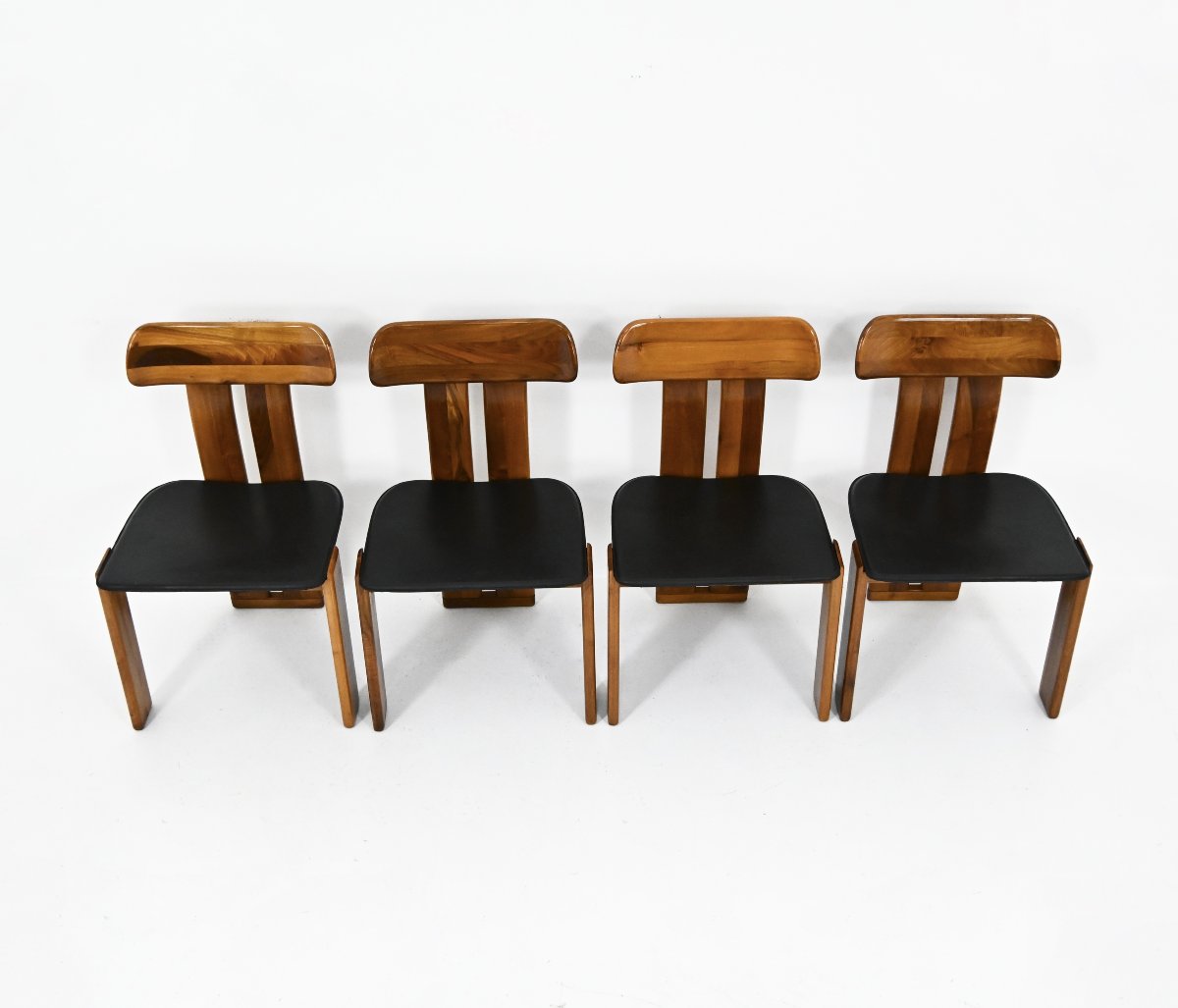 Set of 4 'Saporo' dining chairs by Mario Marenco for Mobilgirgi, Italy, 70s