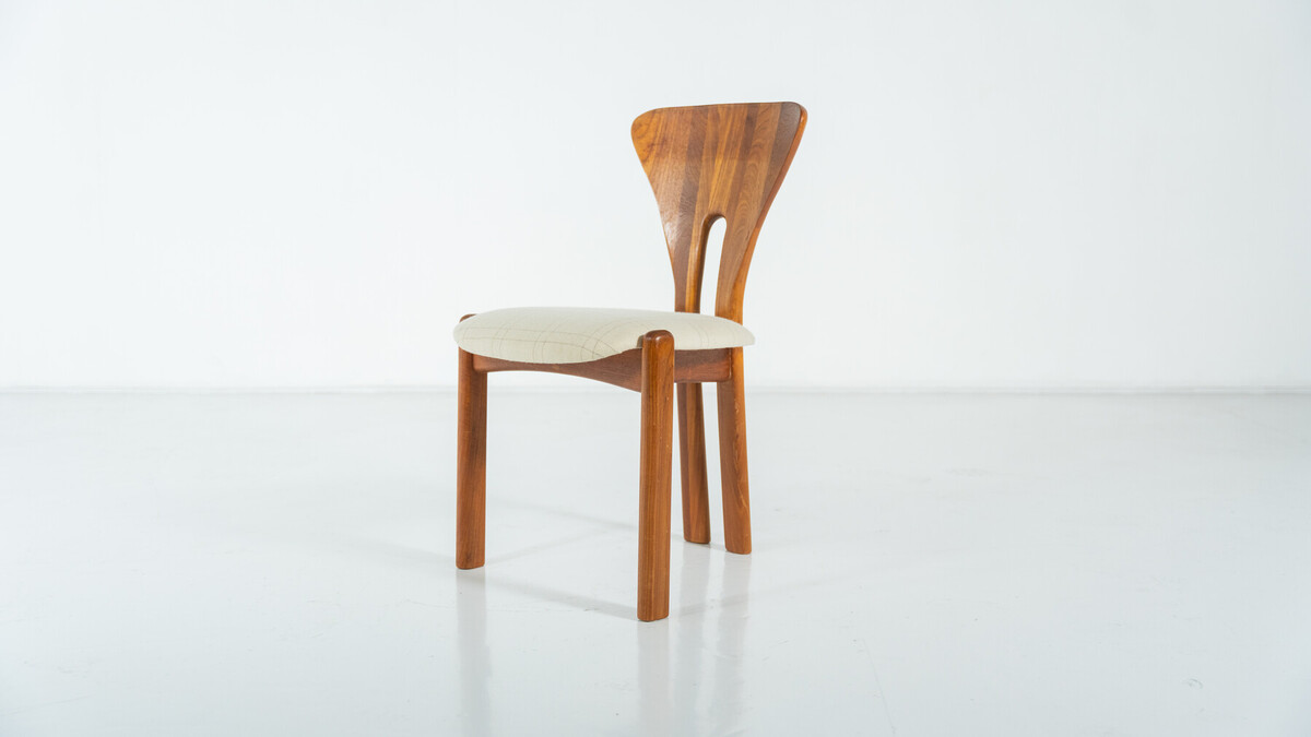 Set of 6 Chairs by Niels Koefoed, Denmark, 1960s