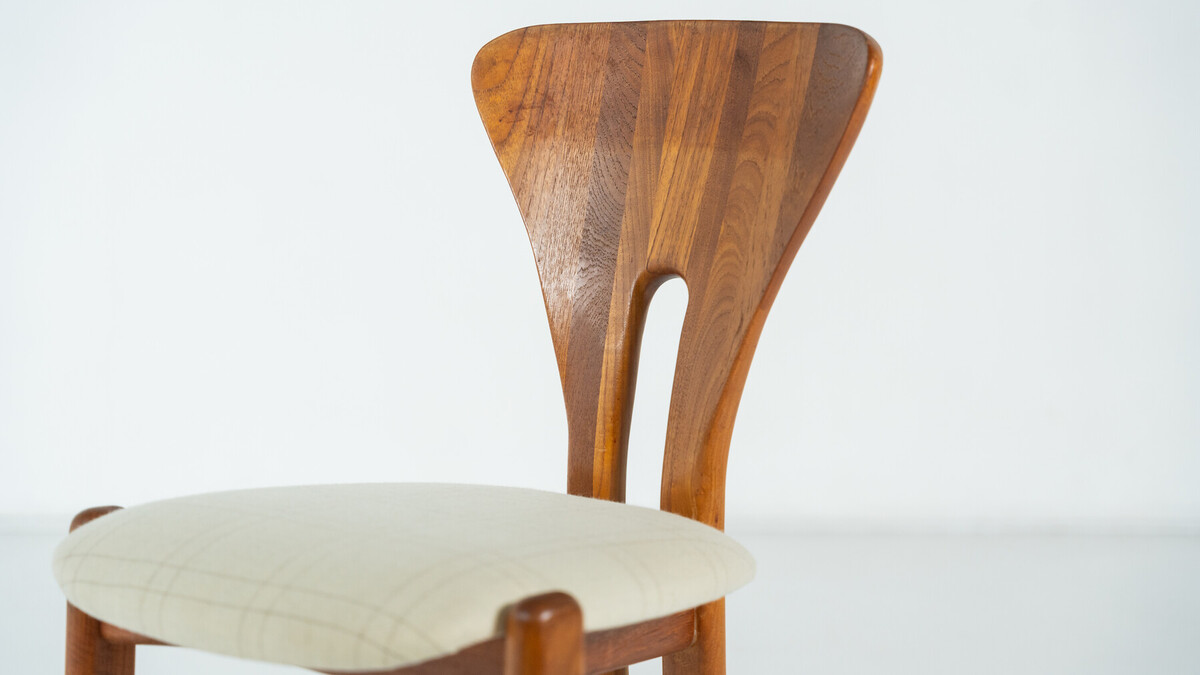 Set of 6 Chairs by Niels Koefoed, Denmark, 1960s