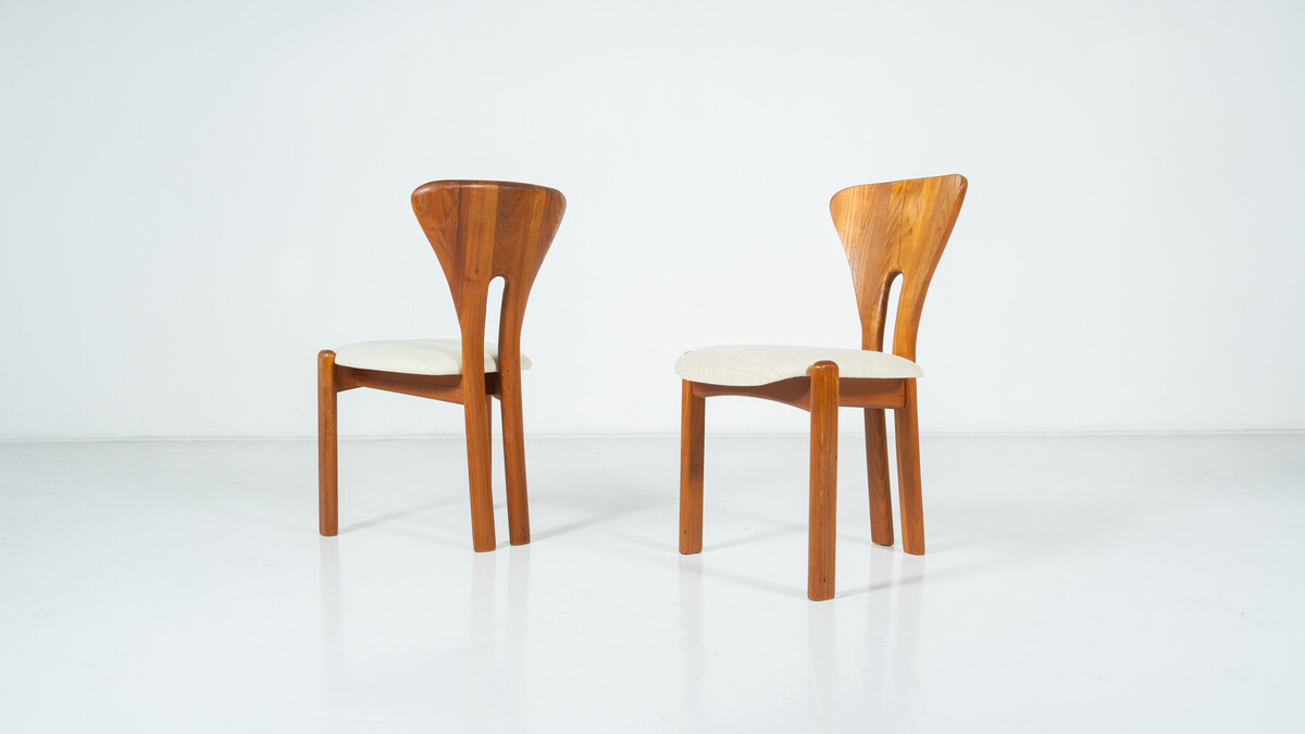 Set of 6 Chairs by Niels Koefoed, Denmark, 1960s
