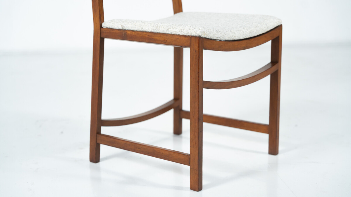 Set of 6 Mid-Century Modern Dining Chairs by Renato Venturi for MIM, 1950s - New Upholstery