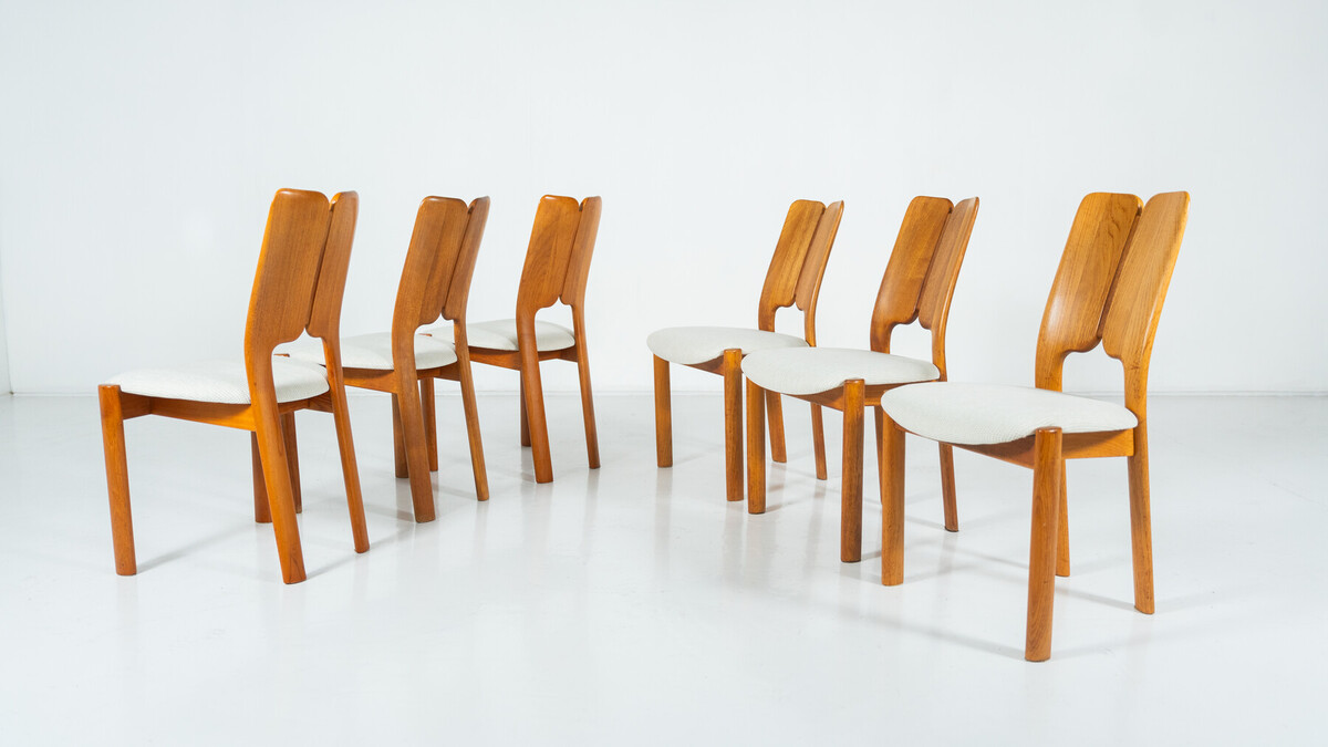 Set of 6 Scandinavian Chairs, 1960s