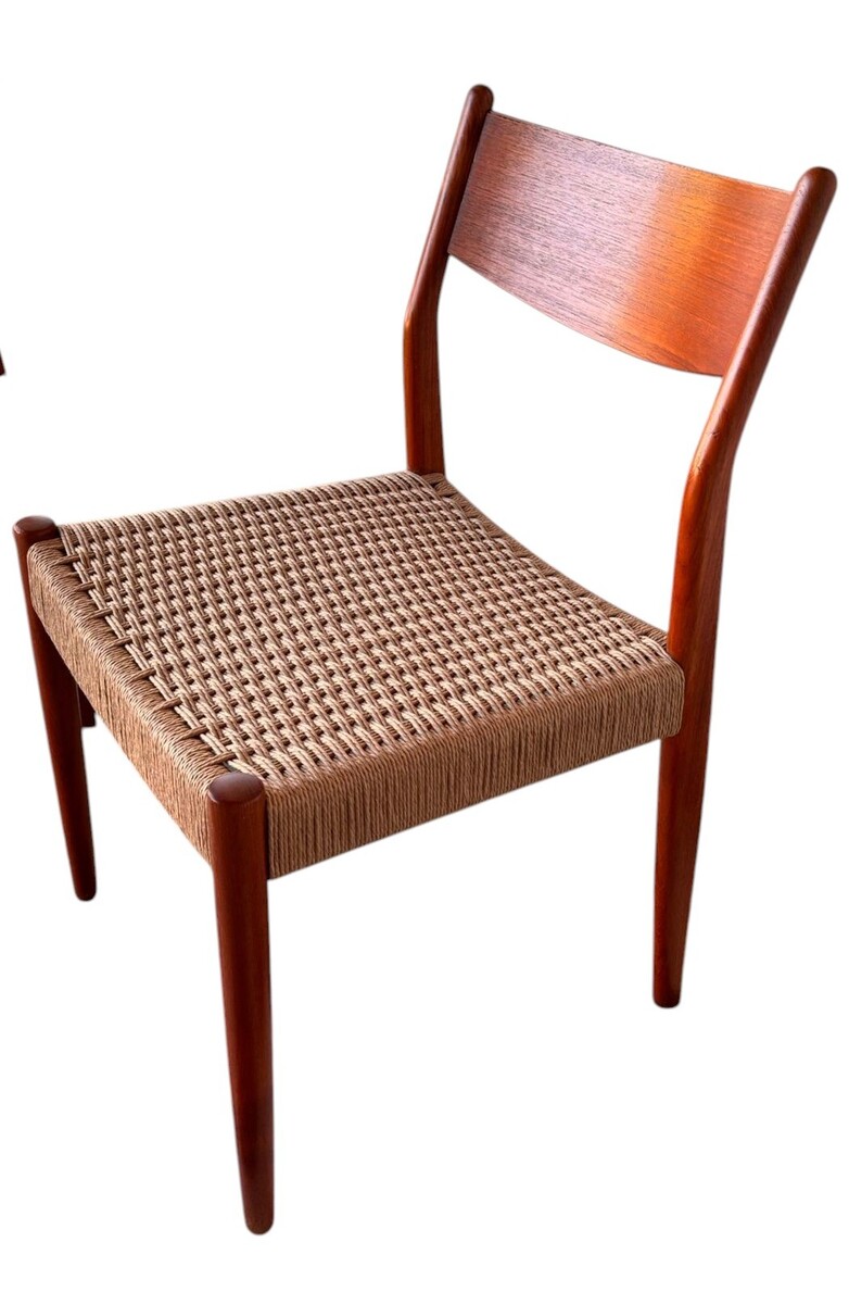 Set of 6 teak dining chairs par Fristho Franeker, Denmark 