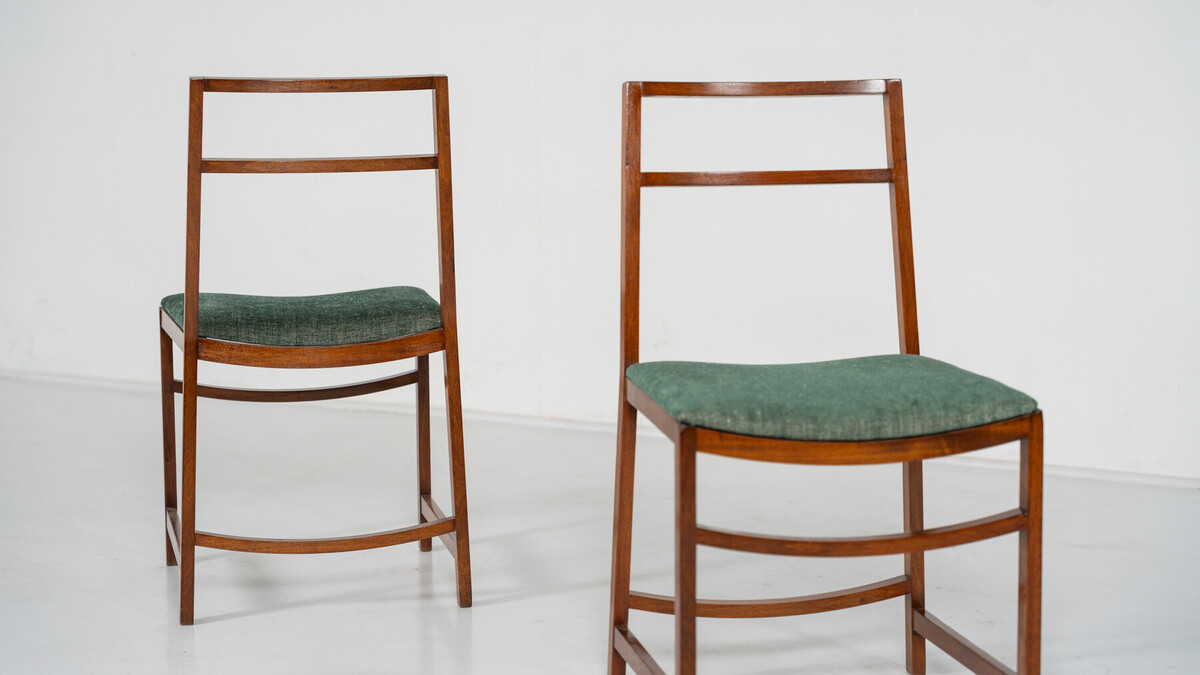 Set of 8 Mid-Century  Dining Chairs by Renato Venturi for MIM, 1950s