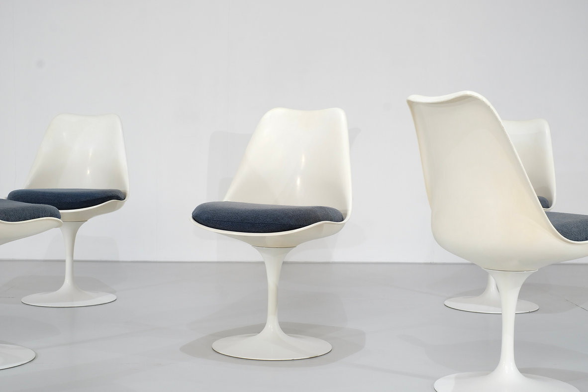 Set of Chair model Tulip by Eero Saarinen For Knoll International, USA 1957