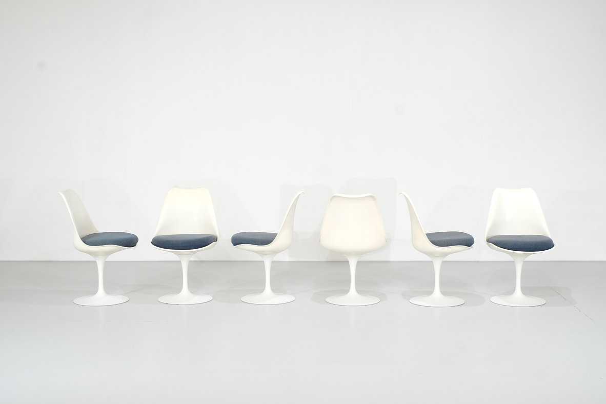 Set of Chair model Tulip by Eero Saarinen For Knoll International, USA 1957