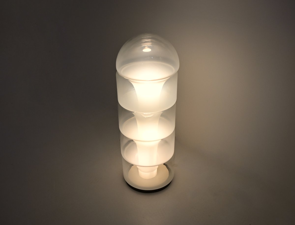 Sfumato LT316 floor lamp in Murano glass by Carlo Nason for Mazzega, Italy, 1970s