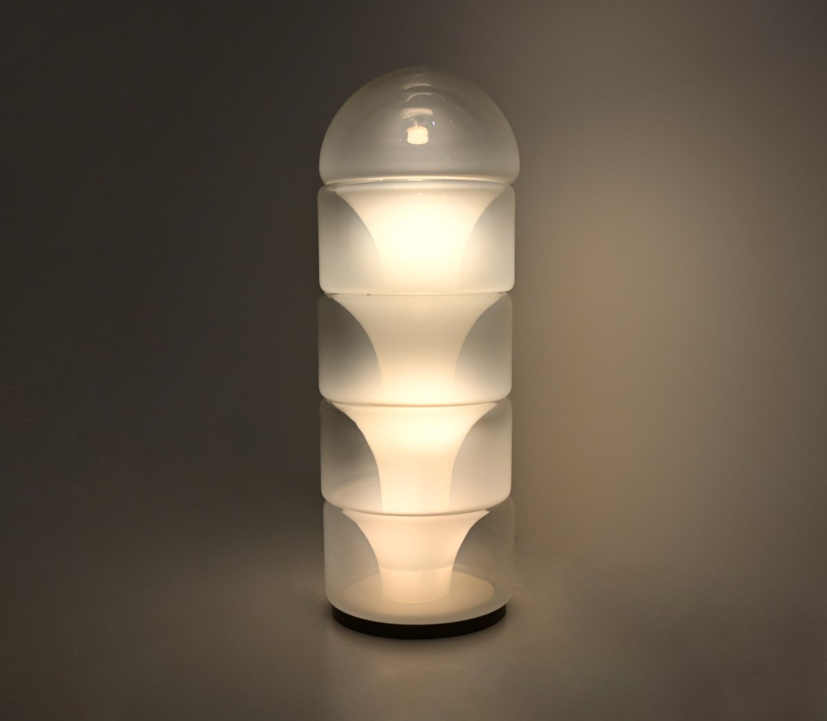 Sfumato LT316 floor lamp in Murano glass by Carlo Nason for Mazzega, Italy, 1970s