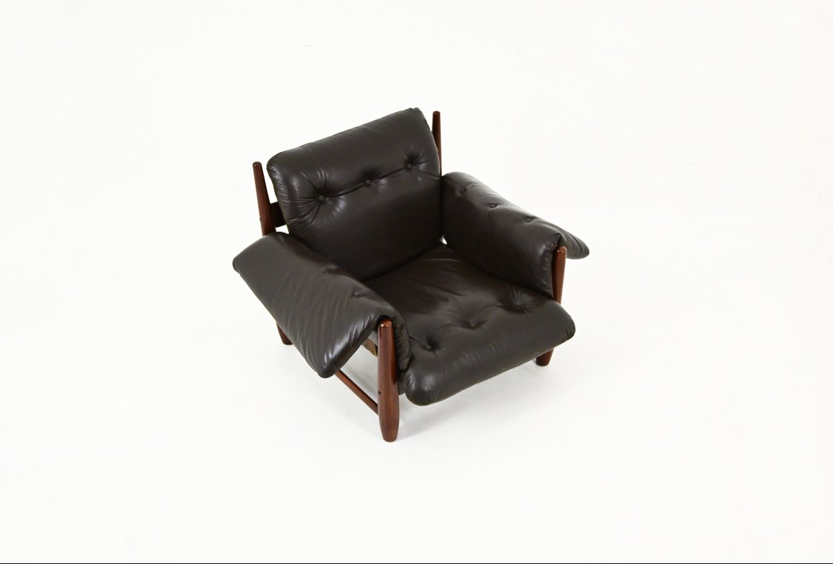 'Sheriff' armchair by Sergio Rodrigues for ISA Bergamo, 1960s