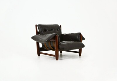 'Sheriff' armchair by Sergio Rodrigues for ISA Bergamo, 1960s