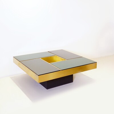 'Shilling' coffee table by Giovanni Ausenda, Guido Baldo Grossi & Gianni Gavioli for NY Form of Bologna. 1970s