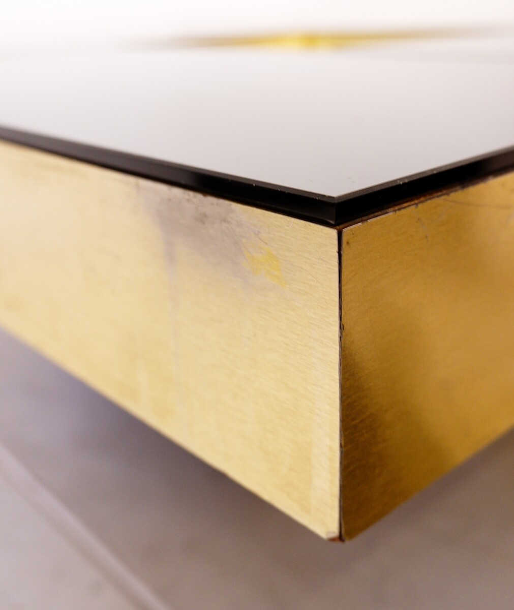 'Shilling' coffee table by Giovanni Ausenda, Guido Baldo Grossi & Gianni Gavioli for NY Form of Bologna. 1970s