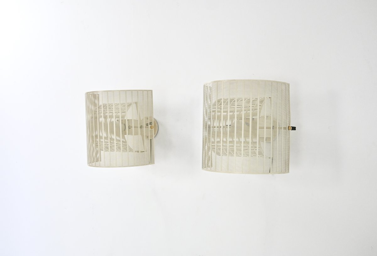 Shogun Wall Lamps By Mario Botta for Artemide, 1980s, set of 2