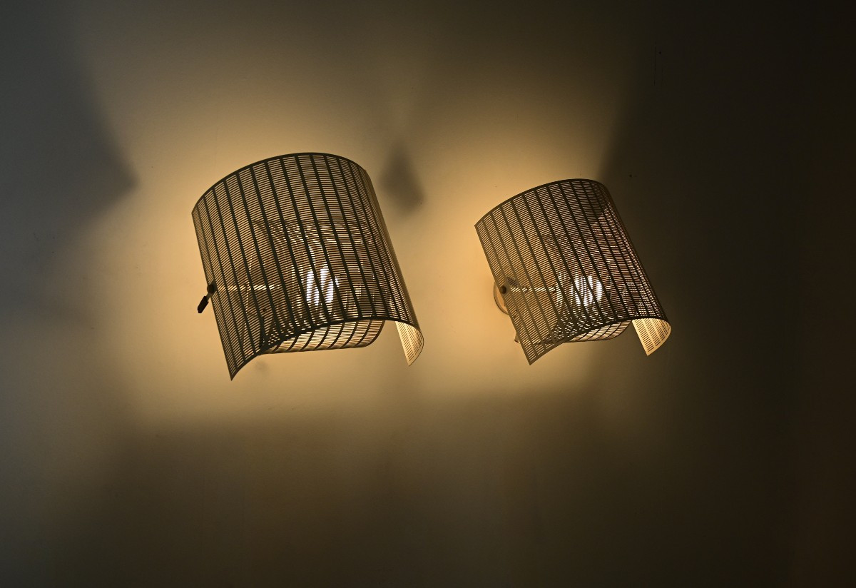 Shogun Wall Lamps By Mario Botta for Artemide, 1980s, set of 2