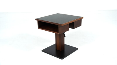 Side table by Bernard Vuarnesson, Adjustable Height, 1980s