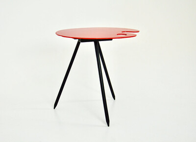 Side Table Exposition 1958 by Lucien De Roeck for Bois Manu