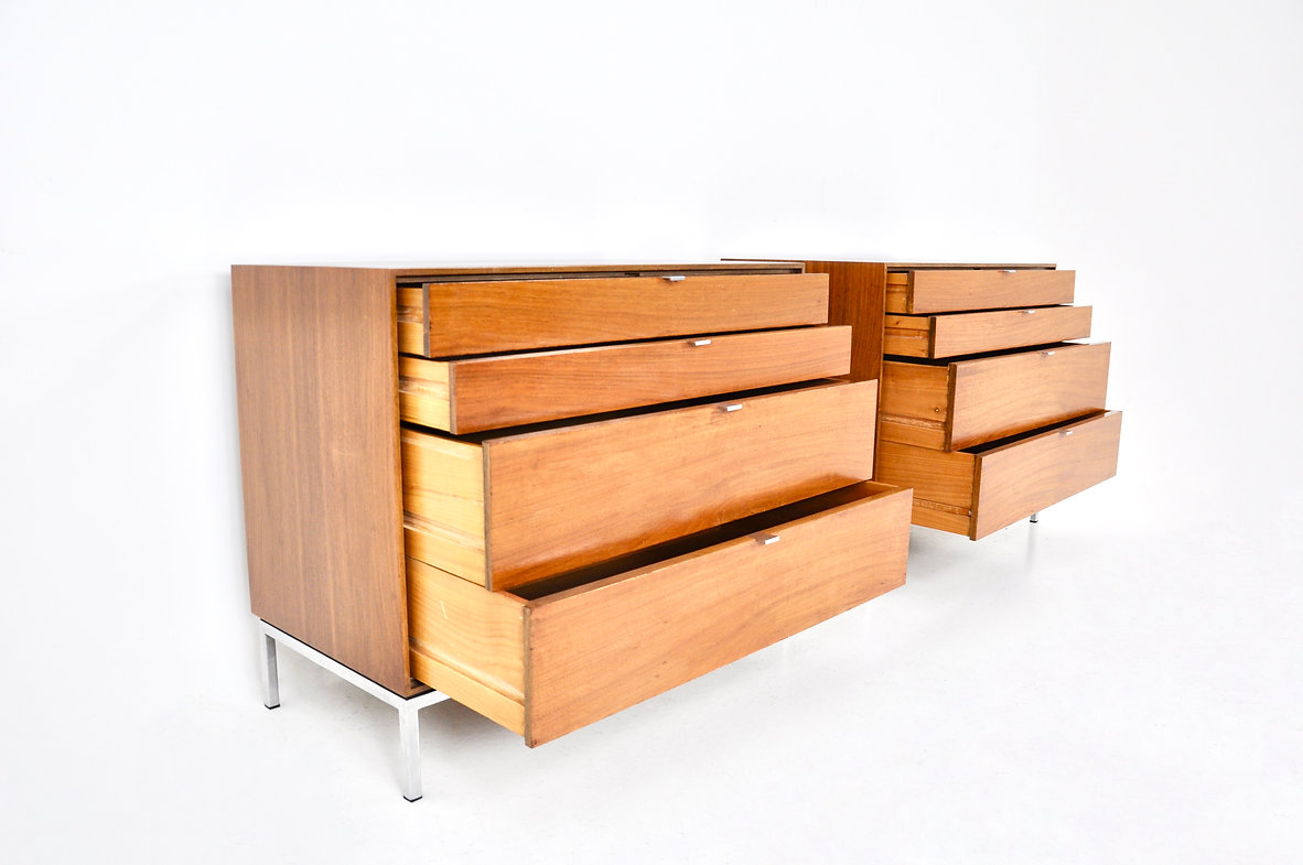 Sideboard by Florence Knoll Bassett for Knoll International, 1960s, set of 2