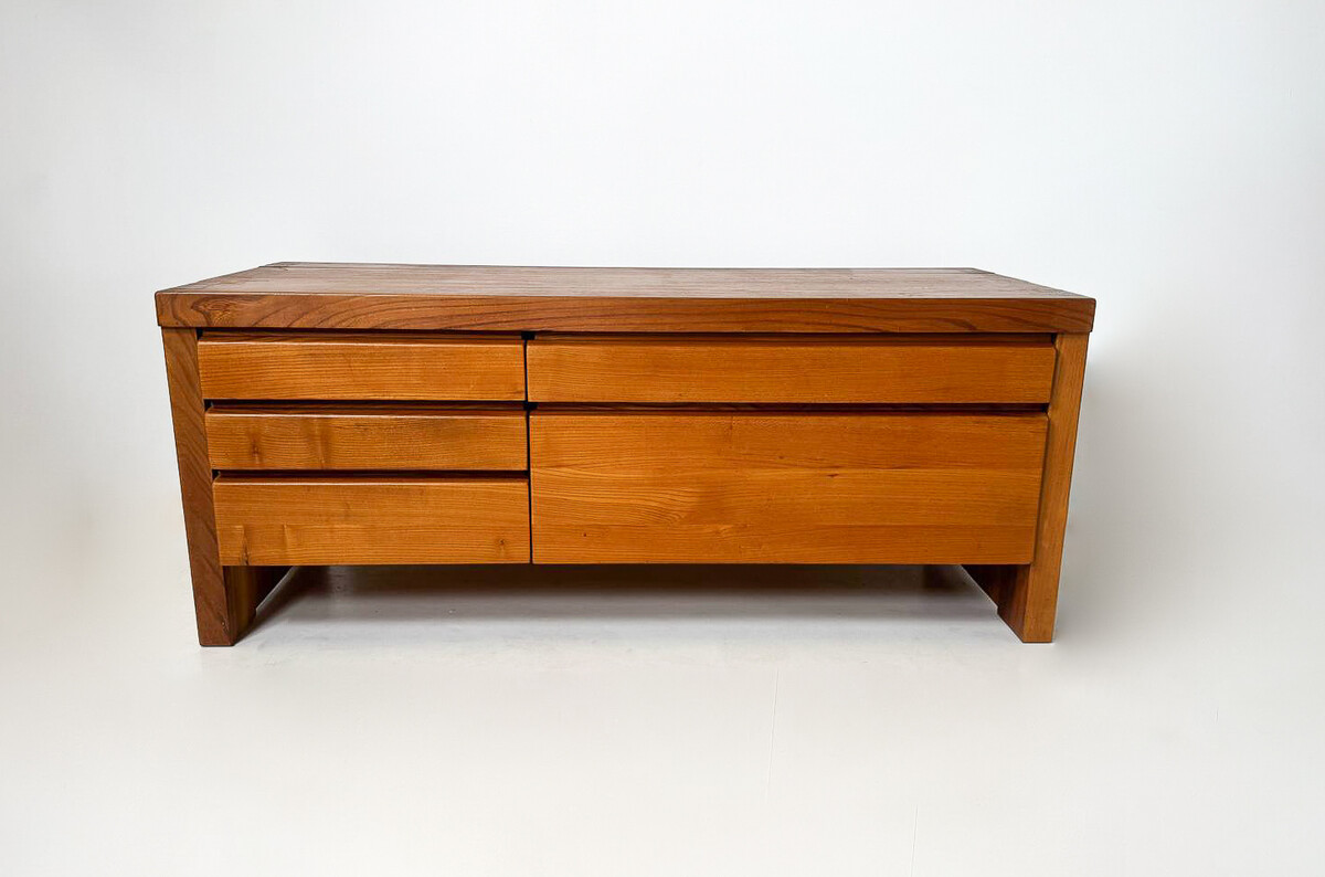 Sideboard R14 by Pierre Chapo, France, 1975