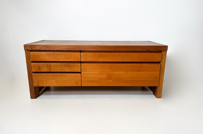 Sideboard R14 by Pierre Chapo, France, 1975