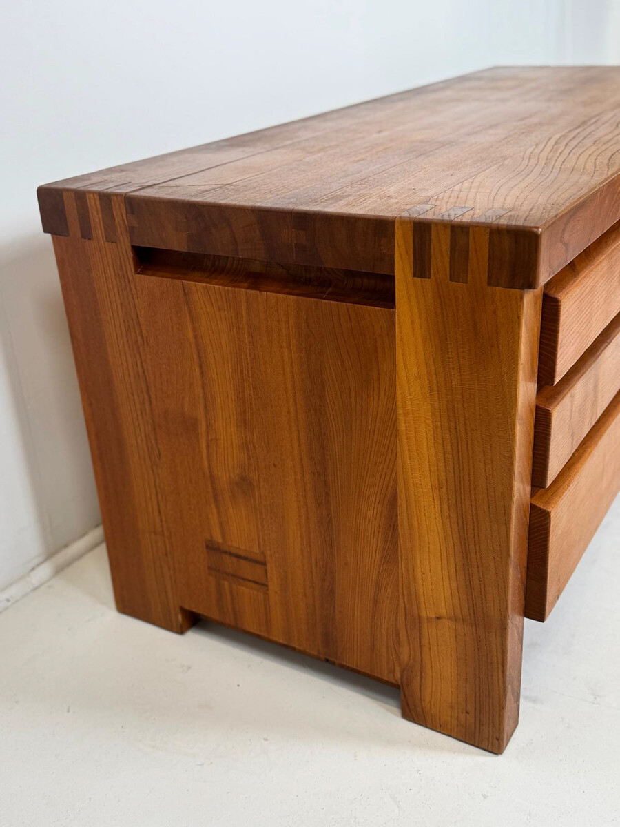 Sideboard R14 by Pierre Chapo, France, 1975