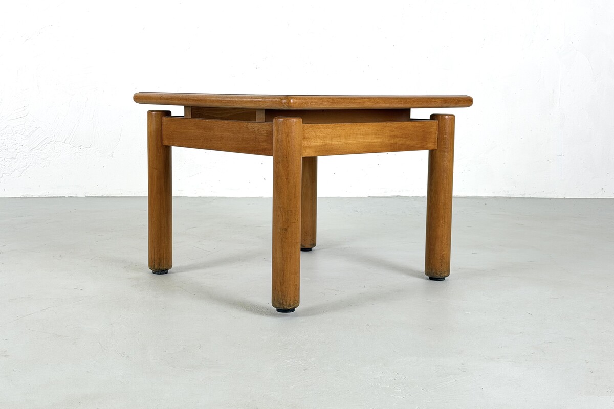 Small coffee table with Blue formica top, France, 1960s