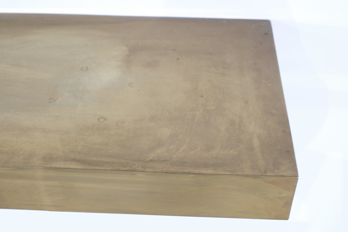 Small console in brass - Italy, 1960s