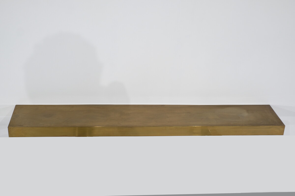 Small console in brass - Italy, 1960s