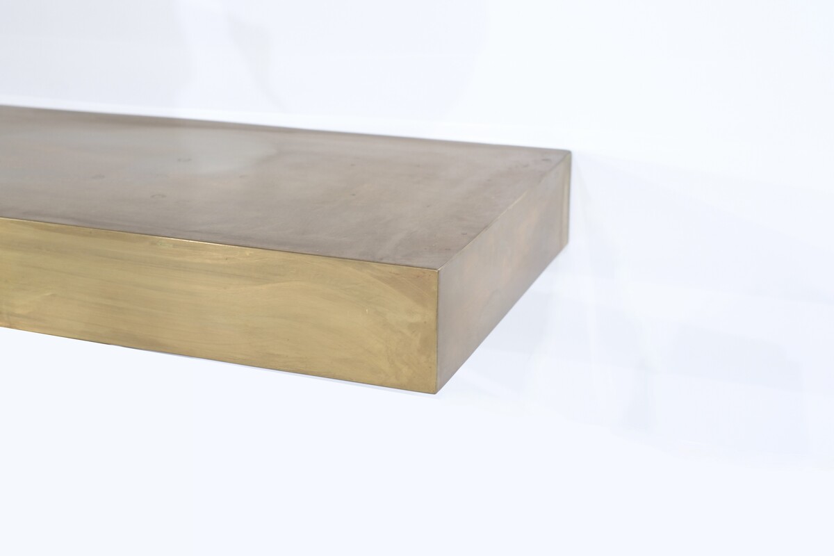 Small console in brass - Italy, 1960s