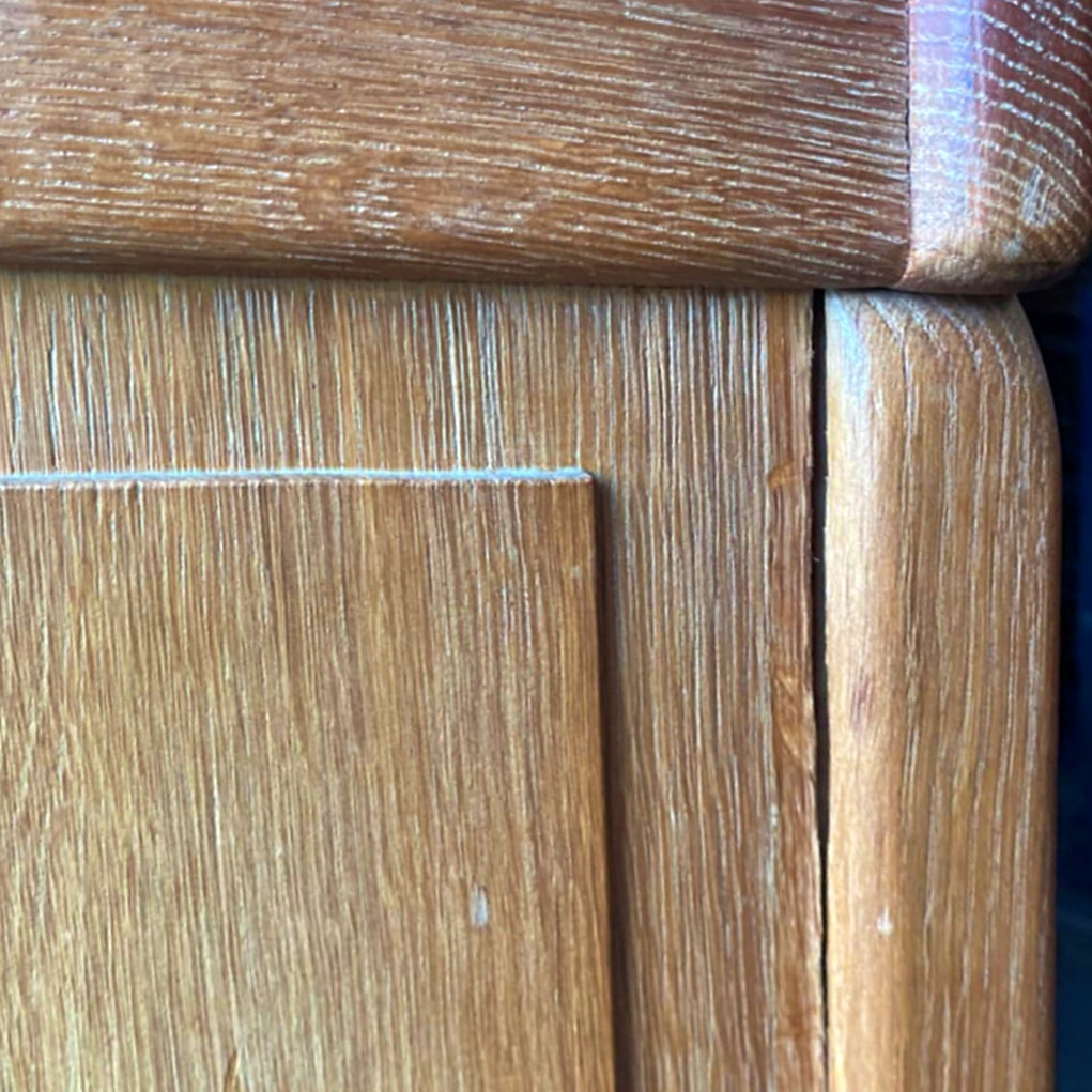 Solid Wood Chest Of Drawers in the style of Pierre Chapo - 1960s