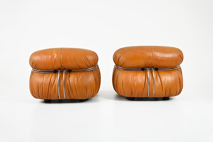 Soriana Lounge Chairs by Afra & Tobia Scarpa for Cassina, 1970s, set of 2