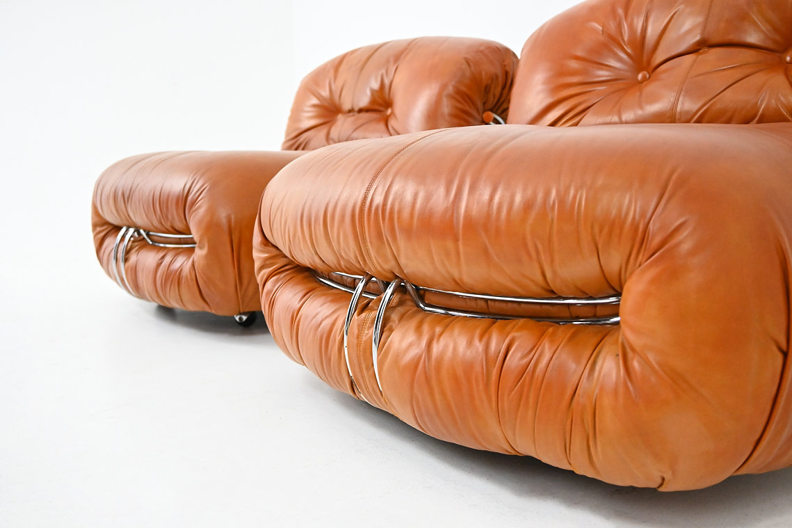 Soriana Lounge Chairs by Afra & Tobia Scarpa for Cassina, 1970s, set of 2