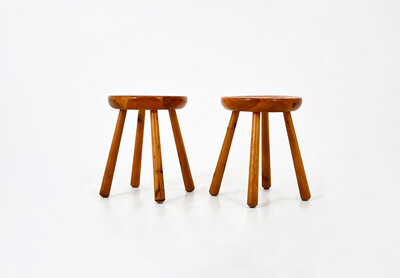Stools by Charlotte Perriand for Les Arcs, 1960s, set of 2